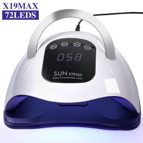 UV LED Nail Lamp, Nail Dryer For Gel Polish With 72Pcs-81Pcs Lamp Beads And Automatic Sensor 4 Timer Setting Professional Nail Art Tools (Option: X19)