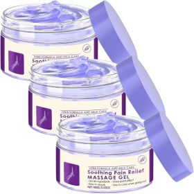 1-3PCS Kresin Joint Pain Gel Purple Gel, Kresin Soothing Pain Massage Gel 100g (model: 3 bottle)