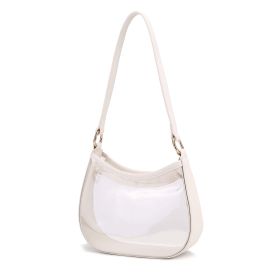MKF Colelction Anna Clear Shoulder Bag by Mia K (Color: White)